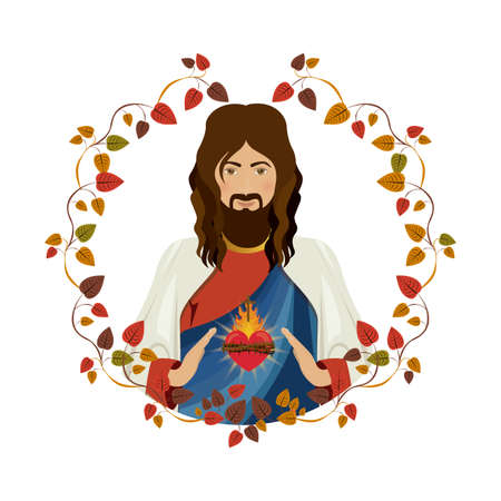Christianity design over white background, vector illustrationのイラスト素材