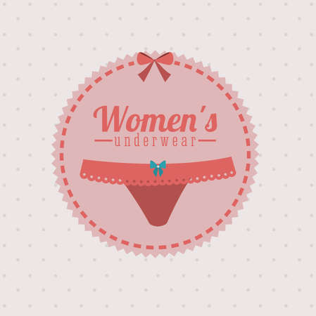 Underwear design over white background,vector illustrationのイラスト素材