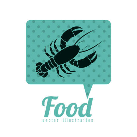 Food design over white background, vector illustrationのイラスト素材