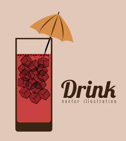 Drinks design  のイラスト素材