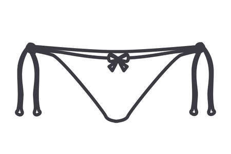 lingerie design over white background, vector illustrationのイラスト素材