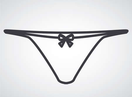 Underwear design over white background, vector illustrationのイラスト素材