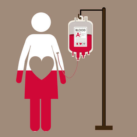 Medical design over beige background, vector illustrationのイラスト素材