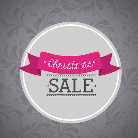 Shopping design over gray background, vector illustrationのイラスト素材