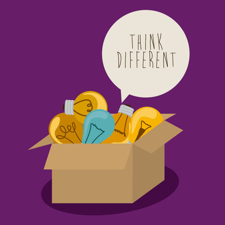 Bulb design over white background, vector illustrationのイラスト素材