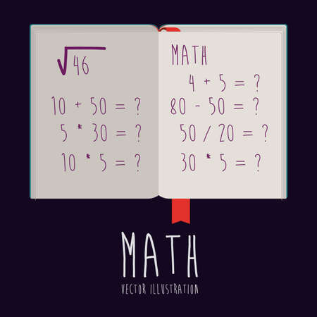 Education design over blue background, vector illustrationのイラスト素材