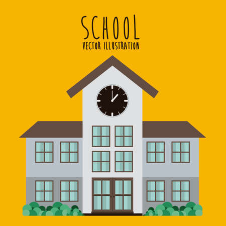 Education design over white background, vector illustrationのイラスト素材