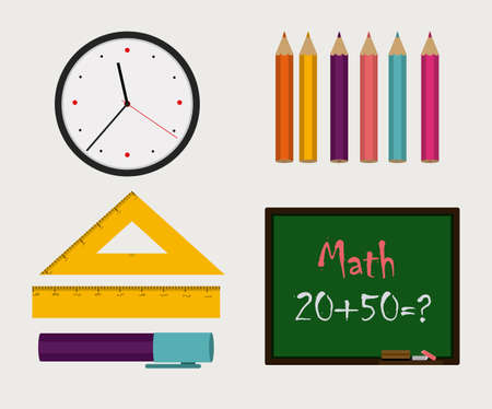 Education design over white background, vector illustrationのイラスト素材