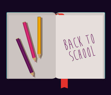 Education design over blue background, vector illustrationのイラスト素材