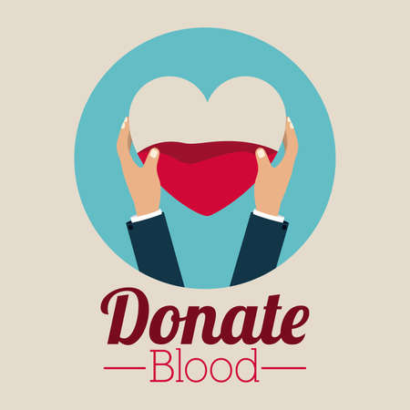 Medical design over beige background, vector illustrationのイラスト素材