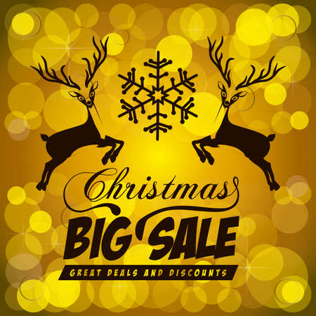 Shopping design over yellow background, vector illustrationのイラスト素材