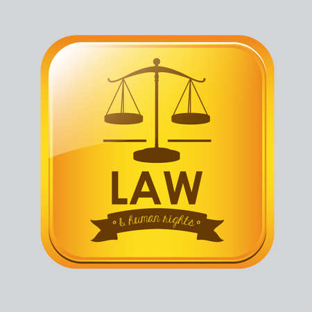 Law design over gray background, vector illustrationのイラスト素材