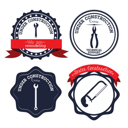 Tools design over white background, vector illustrationのイラスト素材