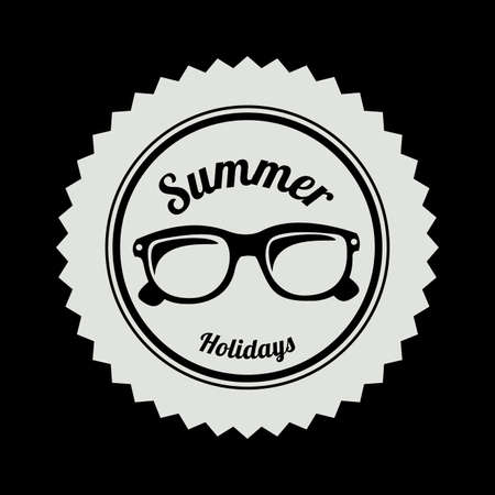 Weather design over black background, vector illustrationのイラスト素材