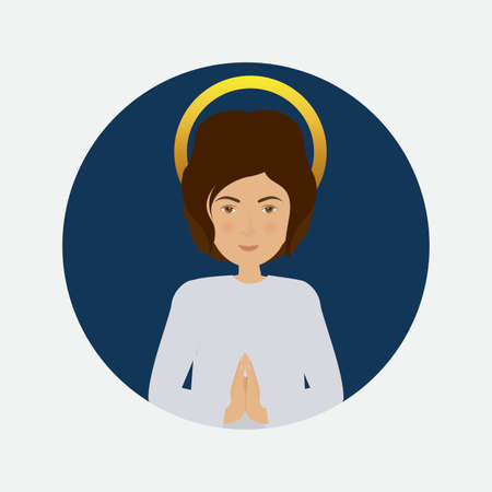 Christianity design over white background, vector illustrationのイラスト素材