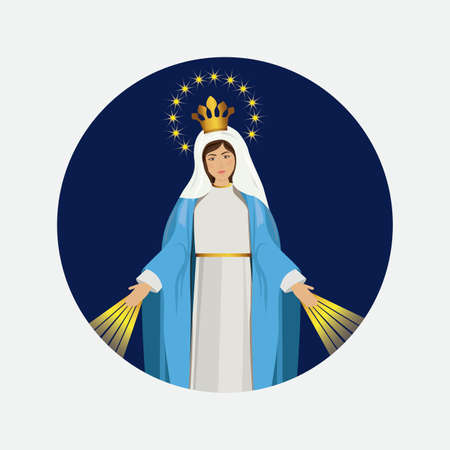 Christianity design over white background, vector illustrationのイラスト素材