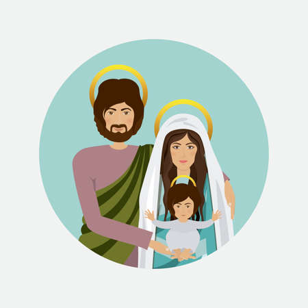 Christianity design over white background, vector illustrationのイラスト素材