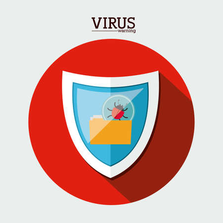 Security design over white background, vector illustrationのイラスト素材