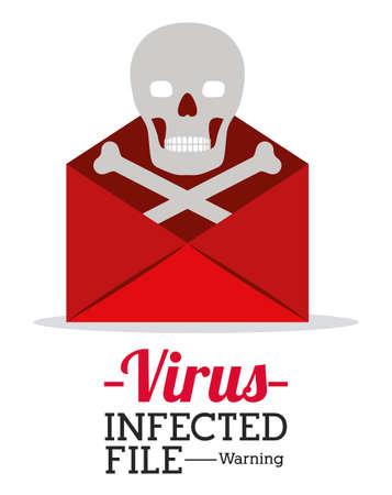 Security design over white background, vector illustrationのイラスト素材