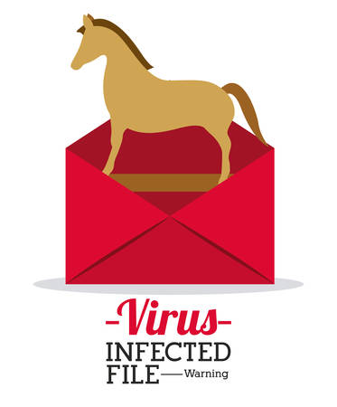 Security design over white background, vector illustrationのイラスト素材