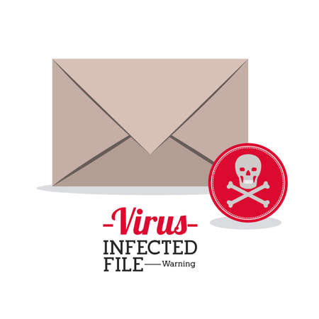 Security design over white background, vector illustrationのイラスト素材