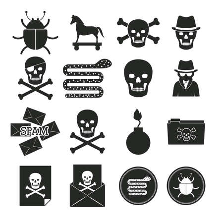 Security design over white background, vector illustrationのイラスト素材