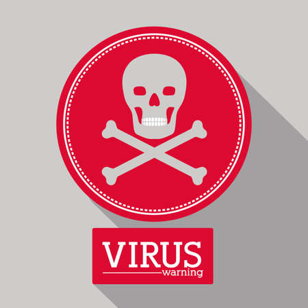 Security design over gray background, vector illustrationのイラスト素材