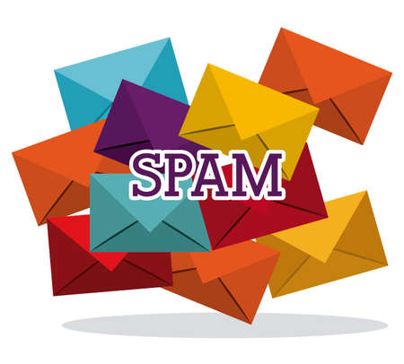 Security design over gray background, vector illustrationのイラスト素材