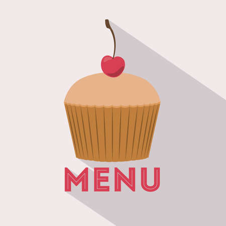 Restaurant design over white background, vector illustrationのイラスト素材