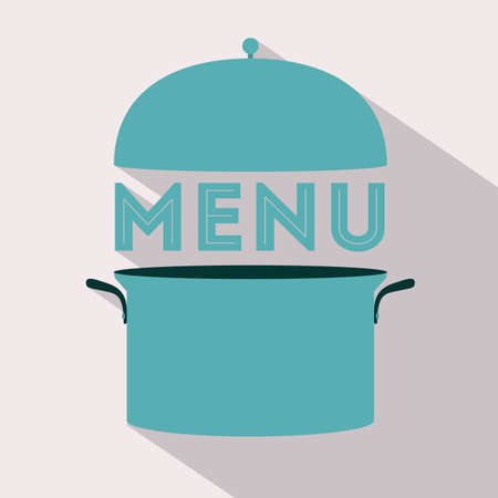 Restaurant design over white background, vector illustrationのイラスト素材