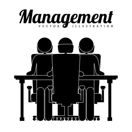 Business design over white background, vector illustrationのイラスト素材