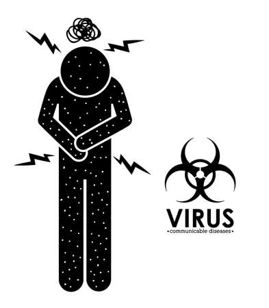 Medical design over white background, vector illustrationのイラスト素材