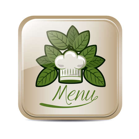 Restaurant design over beige background, vector illustrationのイラスト素材