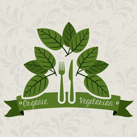 Restaurant design over beige background, vector illustrationのイラスト素材