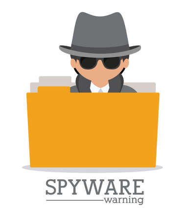 Security design over white background, vector illustrationのイラスト素材