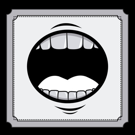 Cartoon design over white background, vector illustrationのイラスト素材