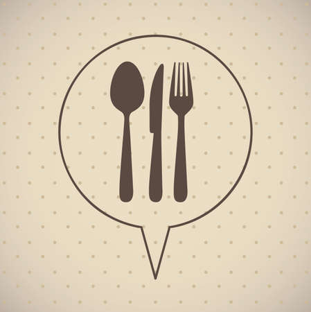 Food design over gray background, vector illustrationのイラスト素材