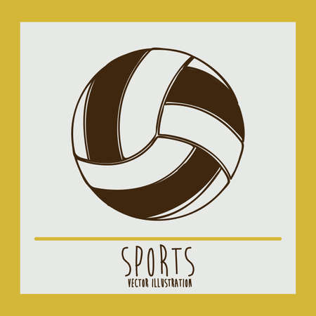 Sports design yellow gray background, vector illustrationのイラスト素材