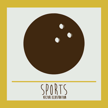 Sports design yellow gray background, vector illustrationのイラスト素材
