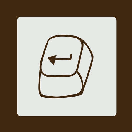 Icon design over white background, vector illustrationのイラスト素材