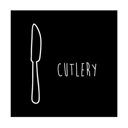 Kitchen design over black background,  vector illustration