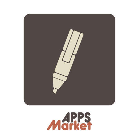 Apps design over white background, vector illustrationのイラスト素材