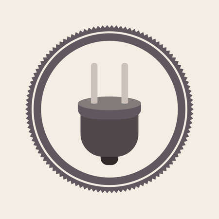 Energy design over white background, vector illustrationのイラスト素材