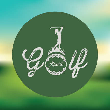 Sports design over blur backgroundのイラスト素材