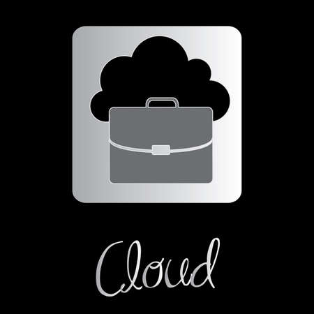 Technology design over black background, vector illustrationのイラスト素材