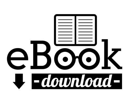 eBook design over white background,vector illustrationのイラスト素材