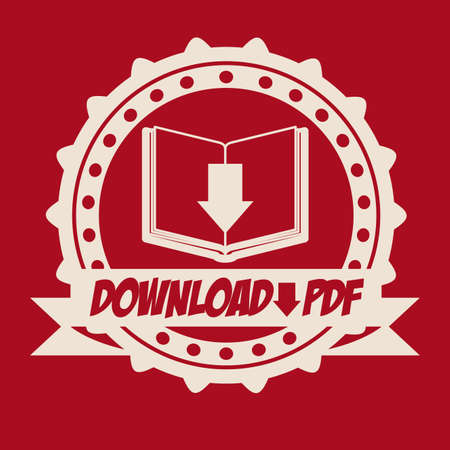 eBook design over red background,vector illustrationのイラスト素材