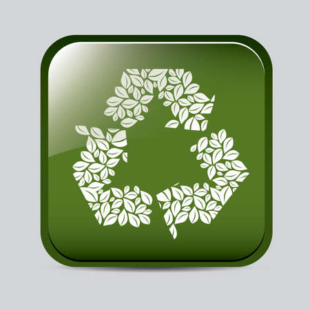 Ecology design over gray background,vector illustrationのイラスト素材