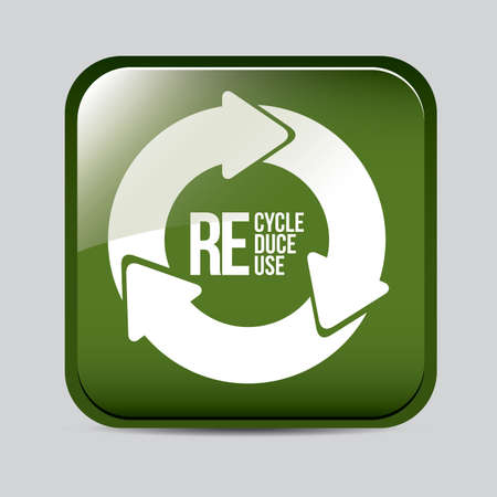 Ecology design over gray background,vector illustrationのイラスト素材