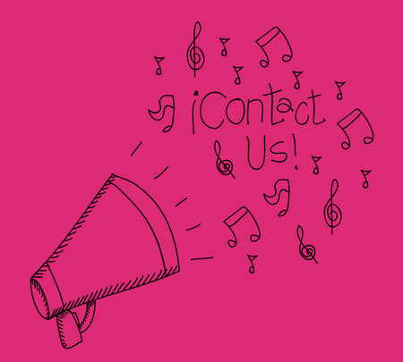 Call center design over pink background,vector illustrationのイラスト素材